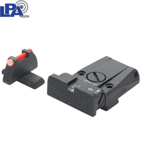 Springfield [XD,XDM] & HS Produkt [XDM HS-9 SF19] regulējami mehāniskie tēmēkļi | ar fiber optics