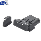 CZ 75 [75B 75 SP-01 P-01] regulējami mehāniskie tēmēkļi | ar baltiem punktiem