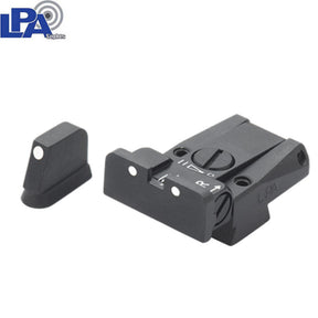 CZ 75 [75B 75 SP-01 P-01] regulējami mehāniskie tēmēkļi | ar baltiem punktiem