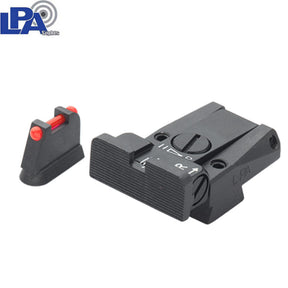 CZ 75 [75B 75 SP-01 P-01] regulējami mehāniskie tēmēkļi | ar optisko šķiedru