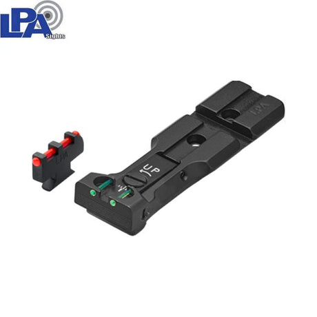 S&W revolver [686, 629, 19, 66, 586 & other] red dot ready adjustable sight set [spring-front sight] | fiber optic