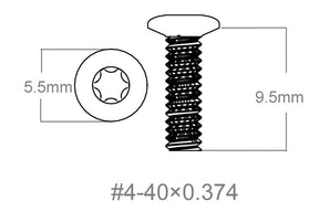 Skrūvju komplekts 3 gab. | 4-40x0.374’’ [T10]