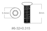 Skrūvju komplekts 3 gab. | 6-32x0.315’’ [T10]