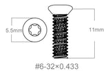 Skrūvju komplekts 3 gab. | 6-32x0.433’’ [T10]
