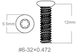 Skrūvju komplekts 3 gab. | 6-32x0.472’’ [T10]