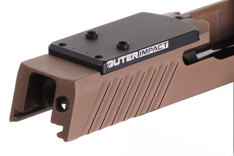 Sig P320 [models with removable rear sight] adaptera plāksne | type S [RMSc DPP & K-series footprint]