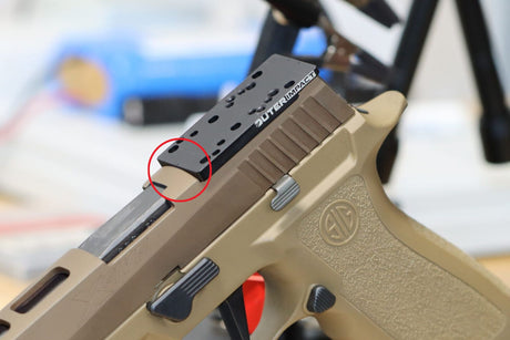 Sig P320-XFIVE [2014 - 2018] adaptera plāksne | type C [RMR RTS & Docter footprint]
