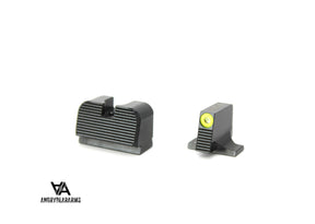 Sig Sauer P220 P226 P229 P320 & P365 Optics Ready augstie tritija nakts mehāniskie tēmēkļi