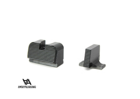 Sig Sauer P220 P226 P229 P320 & P365 Optics Ready augstie rievotie mehāniskie tēmēkļi