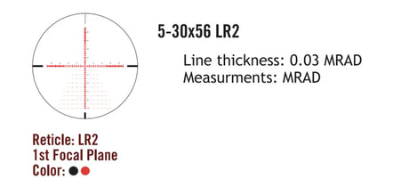 Sightmark Presidio 5-30x56 LR2 FFP šautenes tēmeklis