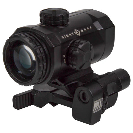Sightmark XTM-3 3x palielinātājs ar LQD atmetamu uz sānu kolimatora stiprinājumu
