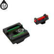 Mehāniskie tēmēkļi for Glock [G17, G19, G26 & other] | with fiber optics