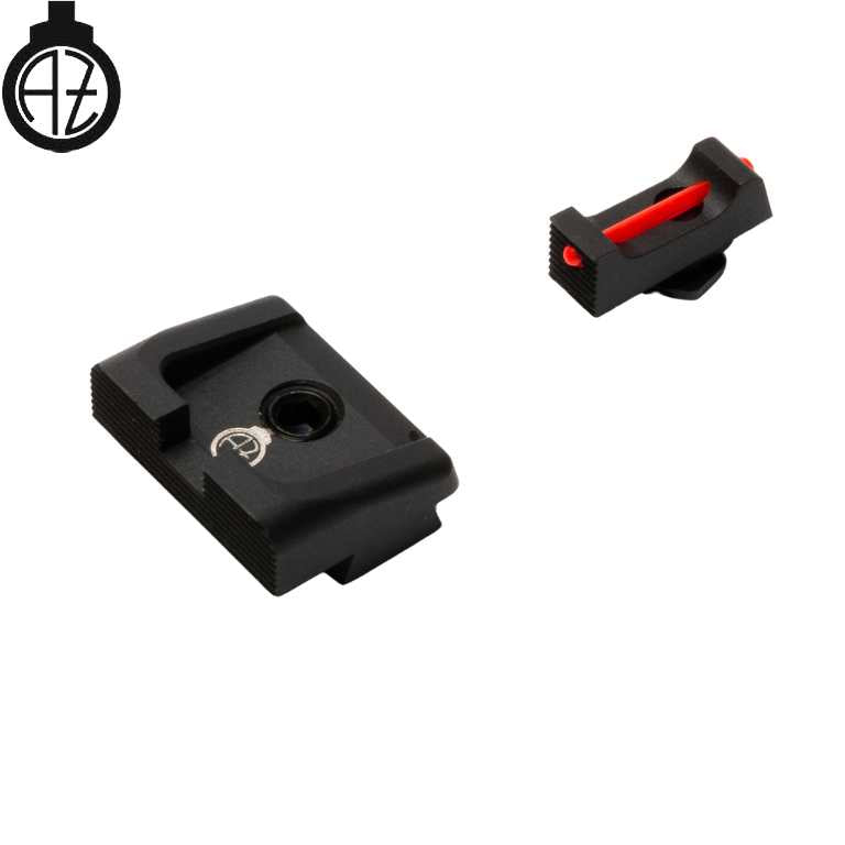 Mehāniskie tēmēkļi for Glock [G17, G19, G26 & other] with fiber optics | type A