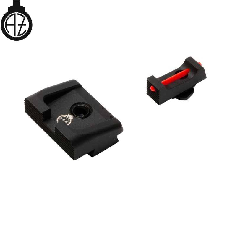 Mehāniskie tēmēkļi for Glock [G17 G19 G26 & other] with fiber optics | type