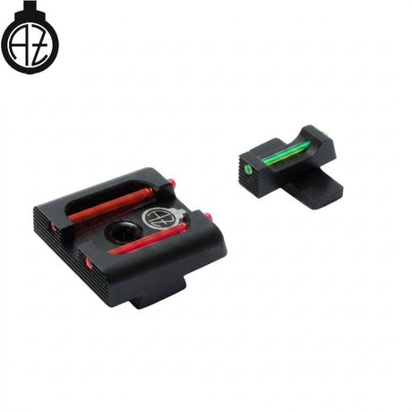 Springfield [XD,XDM] & HS Produkt [XDM HS-9 SF19] mehāniskie tēmēkļi ar šķiedru optiku | tips B