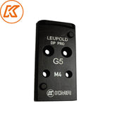 Tērauda kolimatora adaptera plāksne Glock MOS | Leupold DPP footprint
