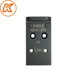 Tērauda kolimatora adaptera plāksne Glock MOS | Shield RMSc & Holosun K-series footprint
