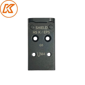 Tērauda kolimatora adaptera plāksne Glock MOS | Shield RMSc & Holosun K-series footprint