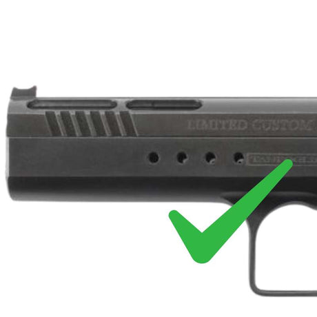 Kolimatora sānu stiprinājums Tanfoglio modeļiem ar iepriekš izurbtiem caurumiem | Trijicon RMR footprint