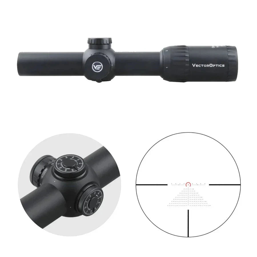 Vector Optics Constantine 1-8x24 SFP šautenes tēmēklis Vector Optics