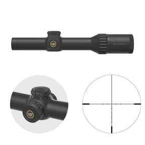 Vector Optics Continental 1-10x24i ED Fiber šautenes tēmeklis Vector Optics