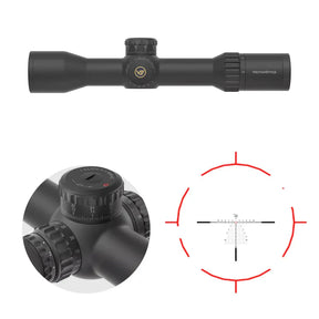 Vector Optics Continental x6 2-12x44 RAR šaujamieroča optiskais tēmeklis Vector Optics