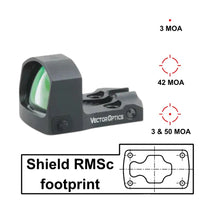 Vector Optics Frenzy-S 1x17x24 MOS Multi Reticle kolimators 