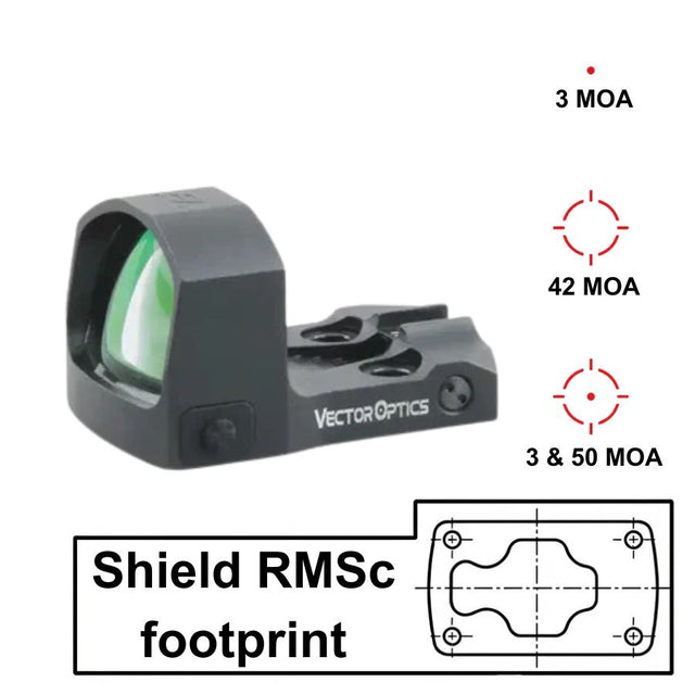 Vector Optics Frenzy-S 1x17x24 MOS Multi Reticle kolimators