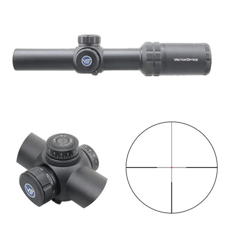 Vector Optics Grizzly 1-4x24 medību tēmēklis Vector Optics