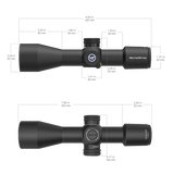 Vector Optics Veyron 10x44 SFP kompakts šautenes tēmeklis 