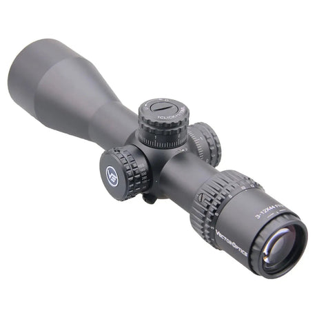 Vector Optics Veyron 3-12x44 FFP kompakts šautenes tēmēklis