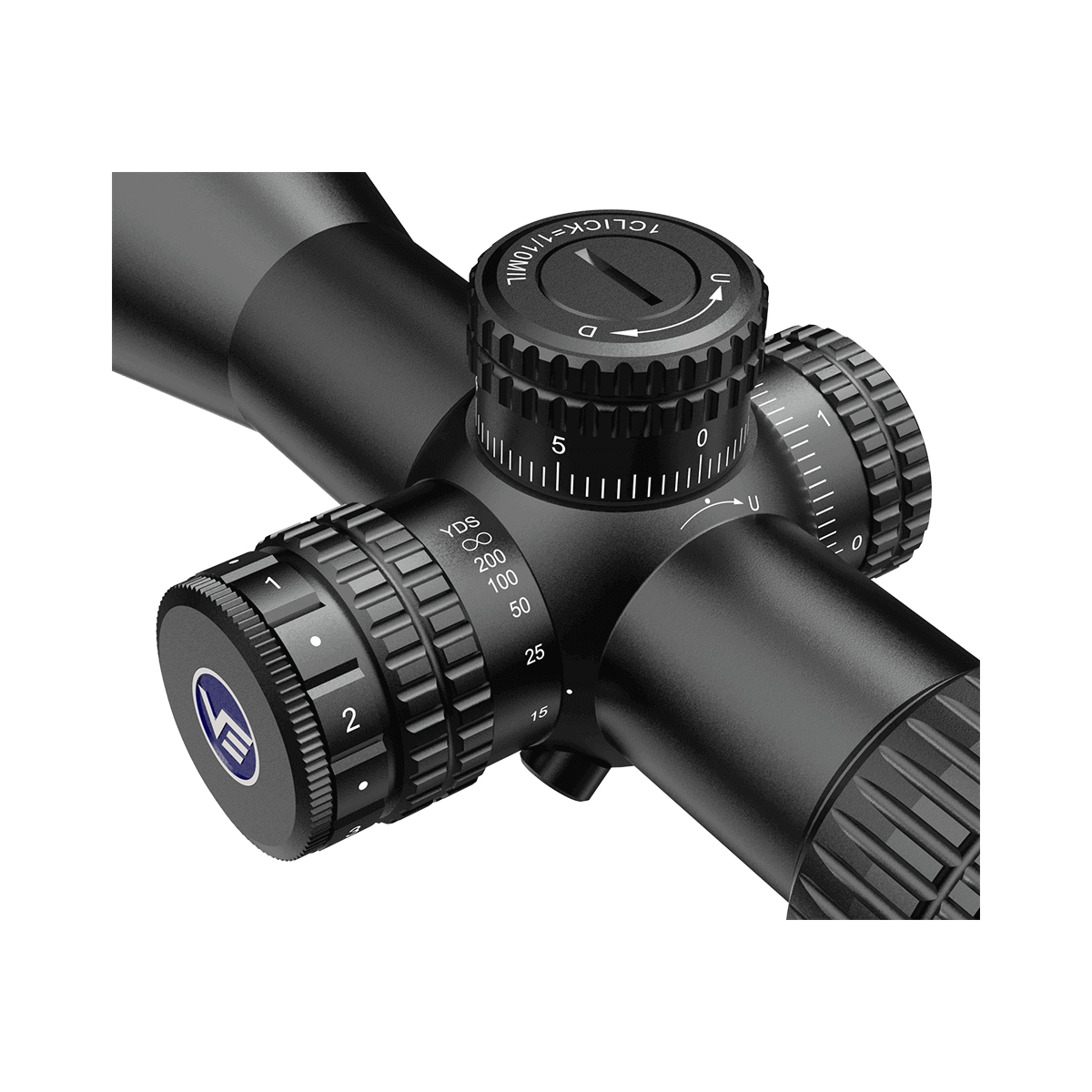 Vector Optics Veyron 3-12x44IR SFP kompakts šautenes tēmeklis 