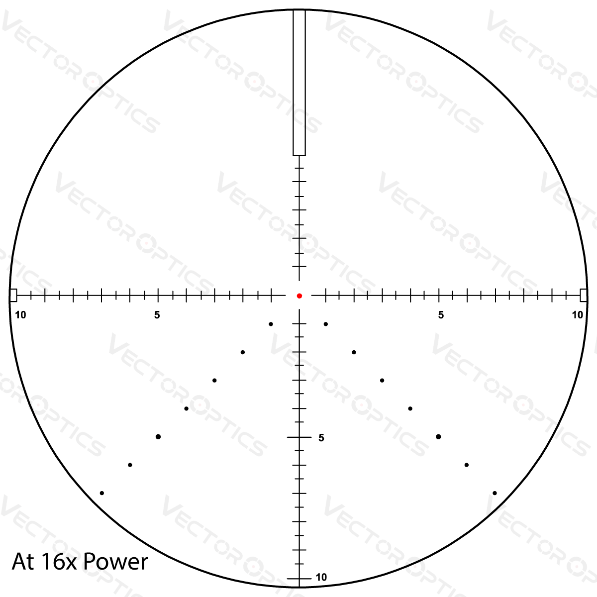 Vector Optics Veyron 4-16x44 IR Pirmās fokusa plaknes apgaismots šautenes tēmeklis 