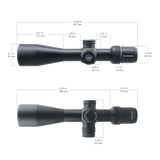 Vector Optics Veyron 4-16x44 IR Pirmās fokusa plaknes apgaismots šautenes tēmeklis 