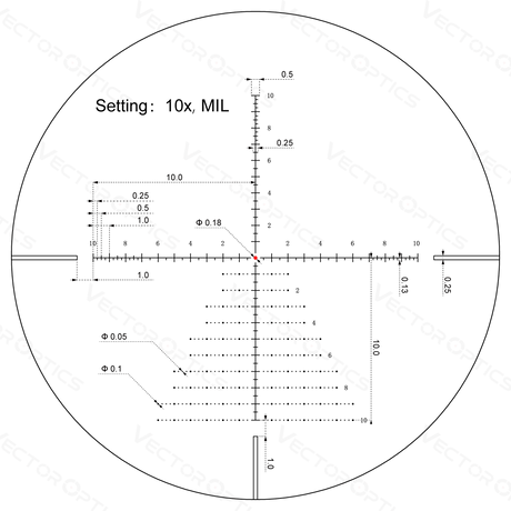 Vector Optics Veyron 4-16x44IR SFP kompakta šautenes optika