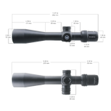 Vector Optics Veyron 6-24x44 IR Pirmais fokālais plakne Apgaismots šautenes tēmeklis 