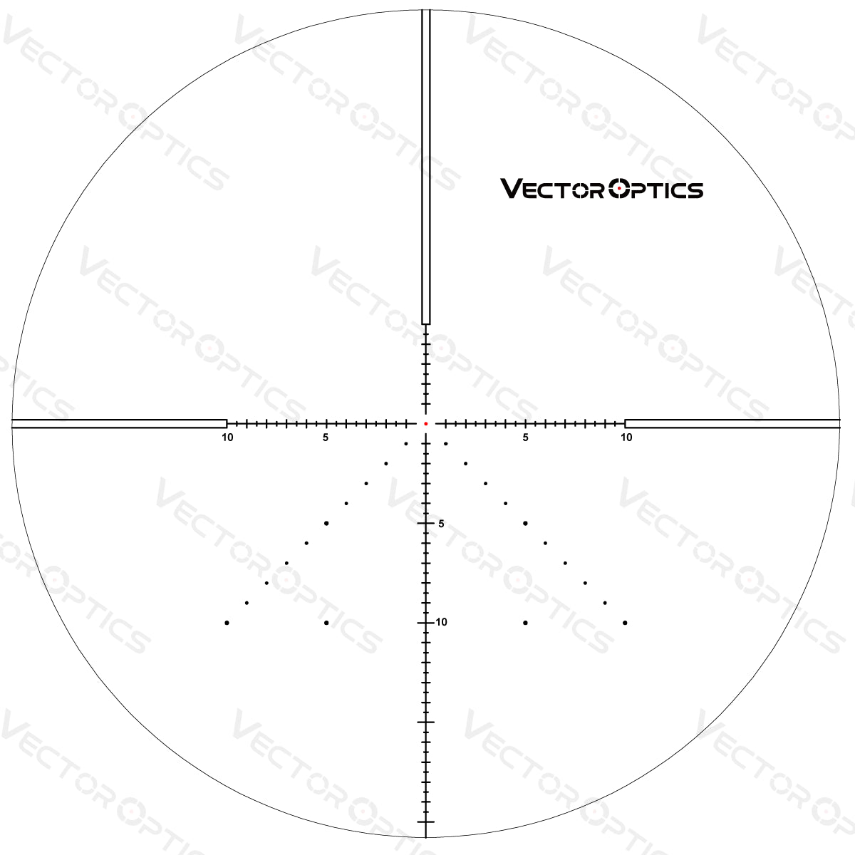 Vector Optics Veyron 6-24x44 IR Pirmais fokālais plakne Apgaismots šautenes tēmeklis 