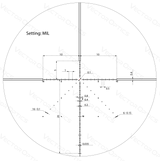 Vector Optics Veyron 4-16x44 IR Pirmās fokusa plaknes apgaismots šautenes tēmeklis 