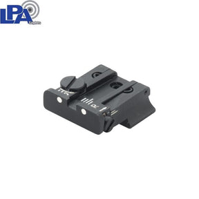 Walther [PPQ P99 Creed PPX & PPS] regulējams aizmugurējais tēmēklis | ar baltiem punktiem