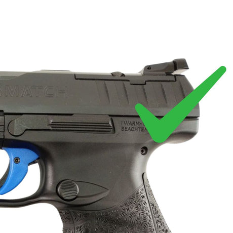 Walther PPQ [Q4 & Q5] adaptera plāksne | Trijicon RMR footprint