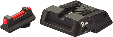 Walther Q4 SF OR & Q5 Match SF regulējamo tēmēkļu komplekts | ar šķiedru optiku tipa A 