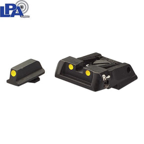 Walther Q4 SF OR & Q5 Match SF regulējami mehāniskie tēmēkļi | ar luminiscējošiem punktiem