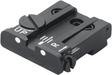 Regulējams aizmugurējais tēmēklis Glock [G17 G19 G26 & other] | balti punkti