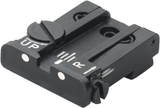 Regulējams aizmugurējais tēmēklis Glock [G17 G19 G26 & other] | balti punkti