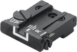 Regulējams aizmugurējais tēmēklis Glock [G17 G19 G26 & other] | baltas līnijas
