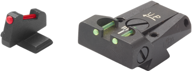 Browning Hi-Power regulējami mehāniskie tēmēkļi | fiber optic