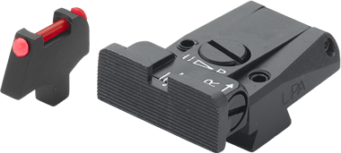 Colt Series 80 regulējami mehāniskie tēmēkļi | fiber optic