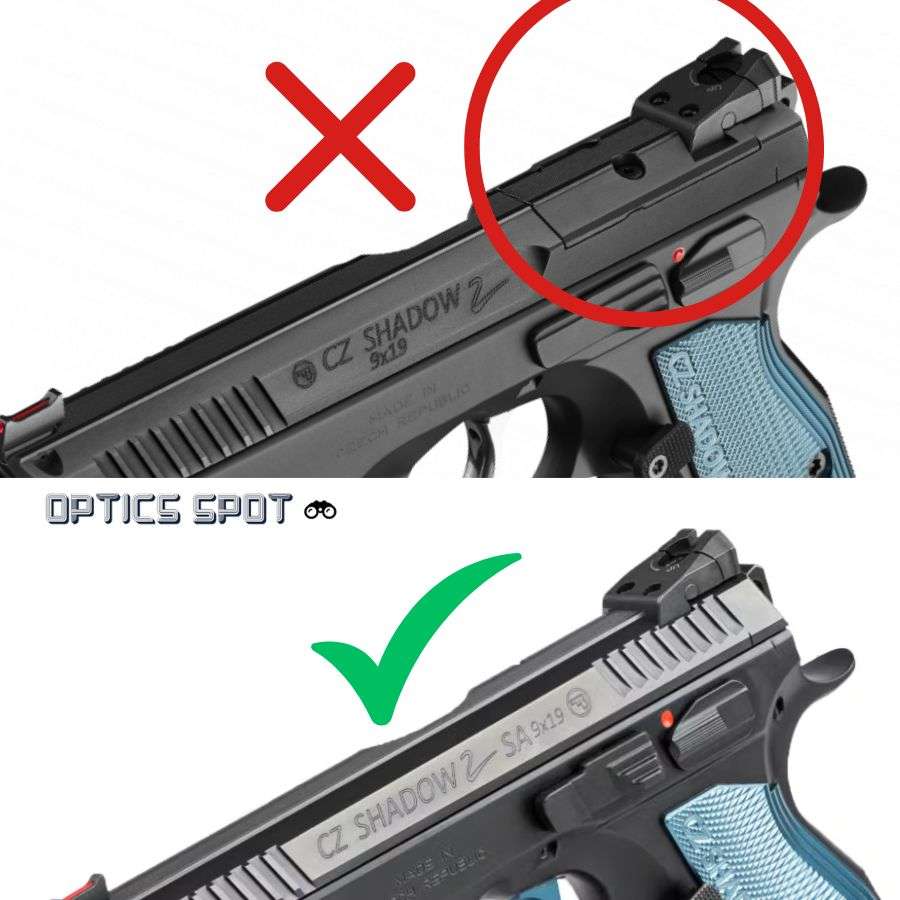CZ Shadow 2 kolimatora stiprinājums | Shield RMSc footprint