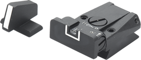 H&K P7 regulējami mehāniskie tēmēkļi | baltas līnijas