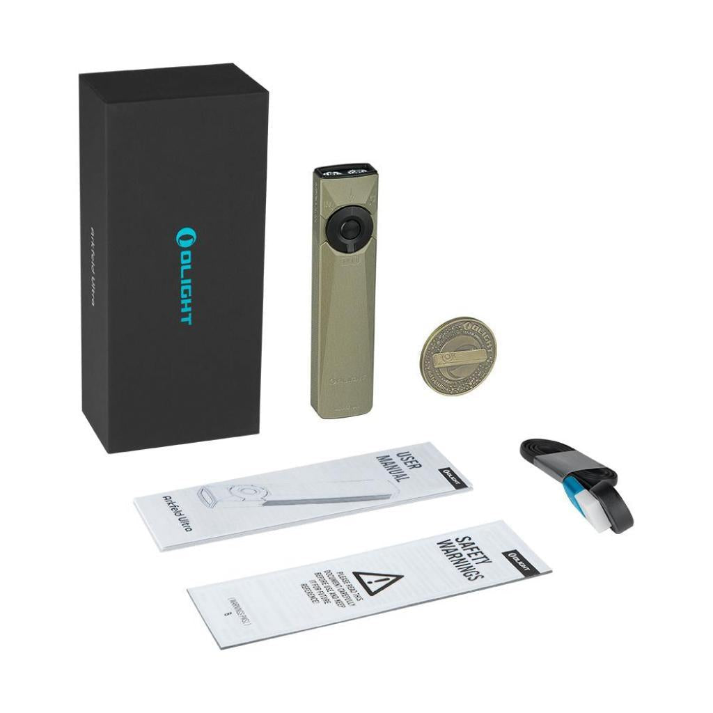 Olight Arkfeld Ultra | plakans 3-in-1 EDC lukturis | 1.400 lm - Olive Green